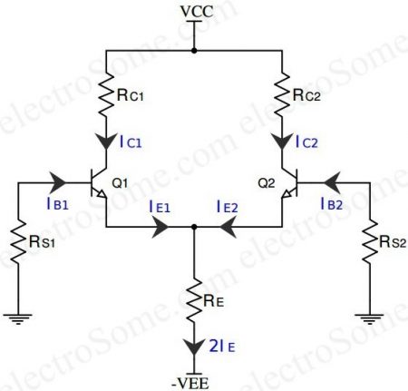 Differential Amplifier using Transistors - DC Analysis