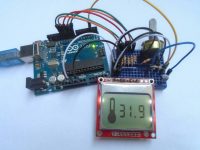Digital Thermometer using Arduino and DS18B20