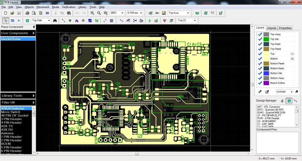 DipTrace PCB Layout