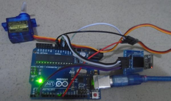 Web Controlled Servo Motor Using Arduino Uno - Practical Implementation