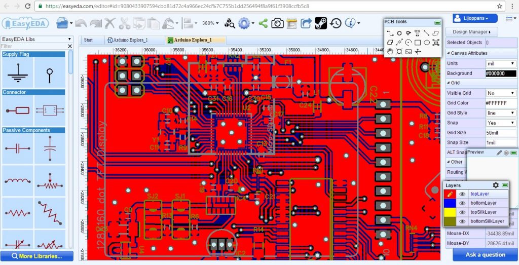 EasyEDA PCB Layout