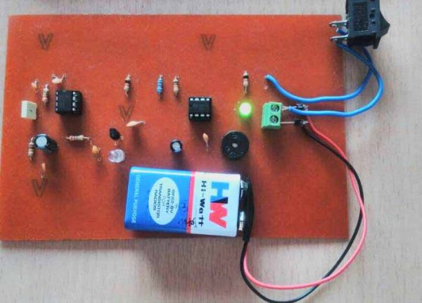 Mobile Phone Detector Circuit