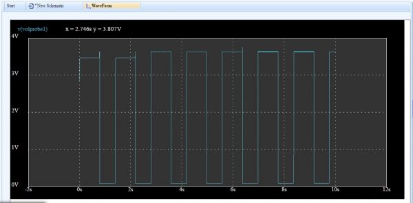 Simulation Output - EasyEDA