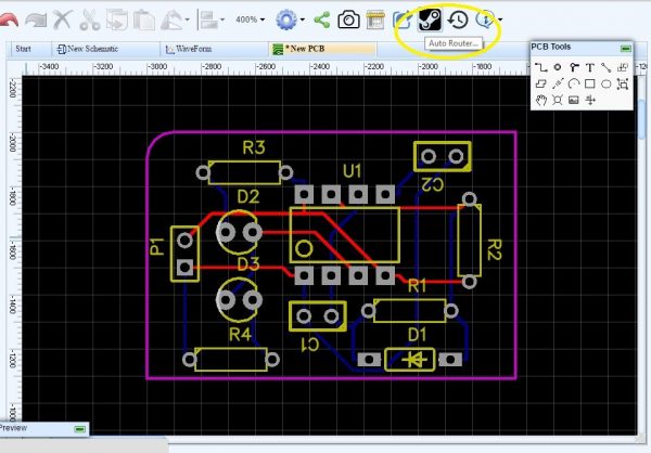 Using Autorouter - EasyEDA