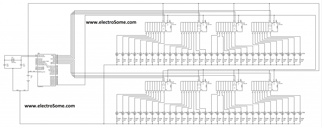 Expanding Output Pins of a PIC Microcontroller through Multiplexing Alternate Method